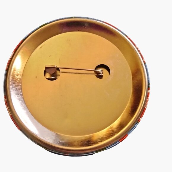 The Uglier The Better Ugly Sweater PIn Christmas Pinback Button Holiday Party - Picture 2 of 3